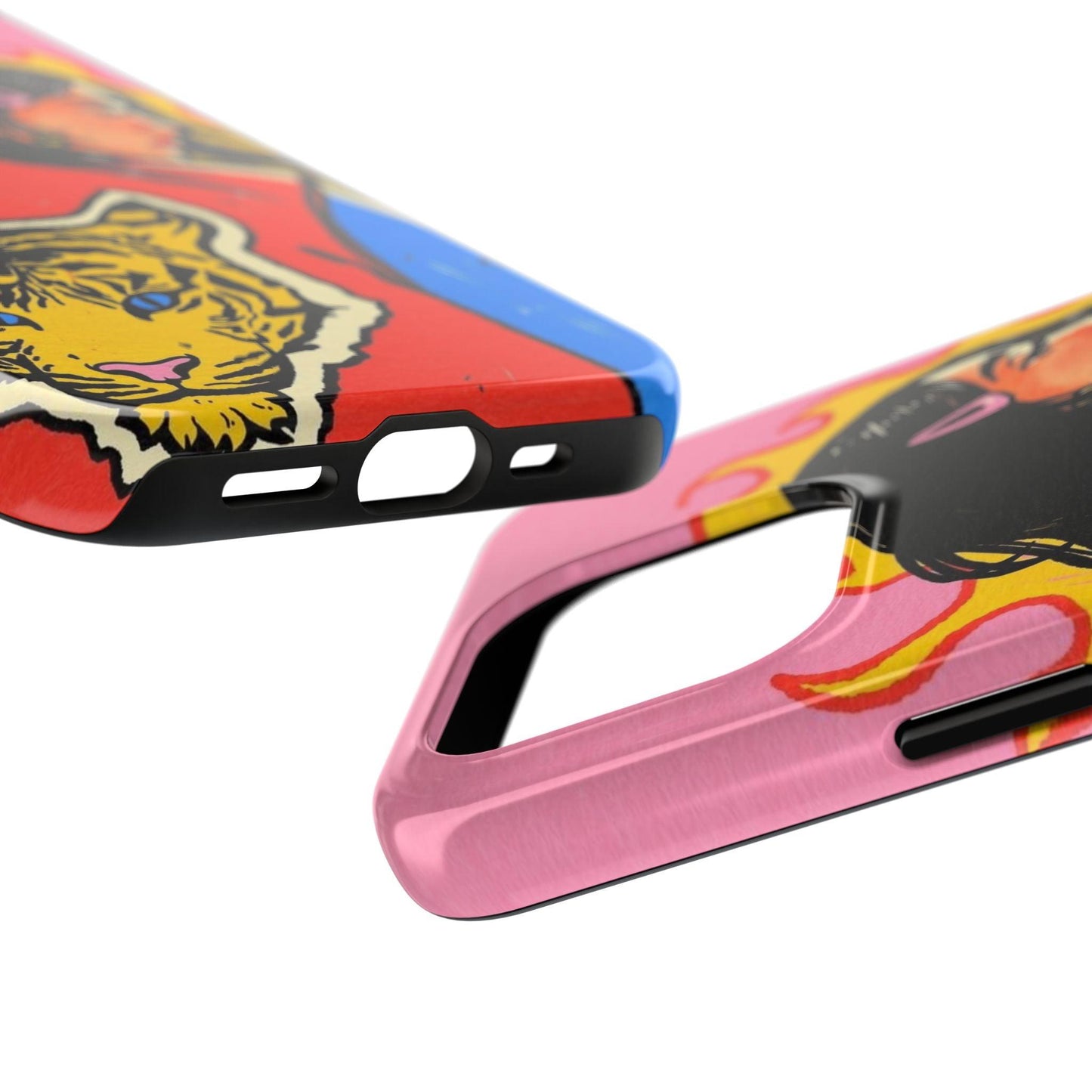 Fierce Femme Flames Tough iPhone Cases