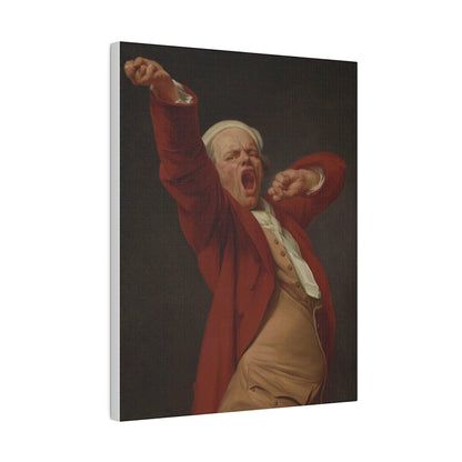 Self-Portrait, Yawning by Joseph Ducreux - Matte Canvas, Stretched, 0.75"