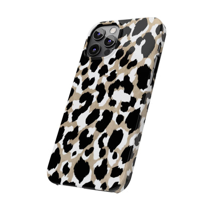 Savanna Noir Spots Slim iPhone Cases