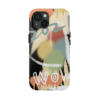 Abstract Splash: Wow Edition Tough iPhone Cases