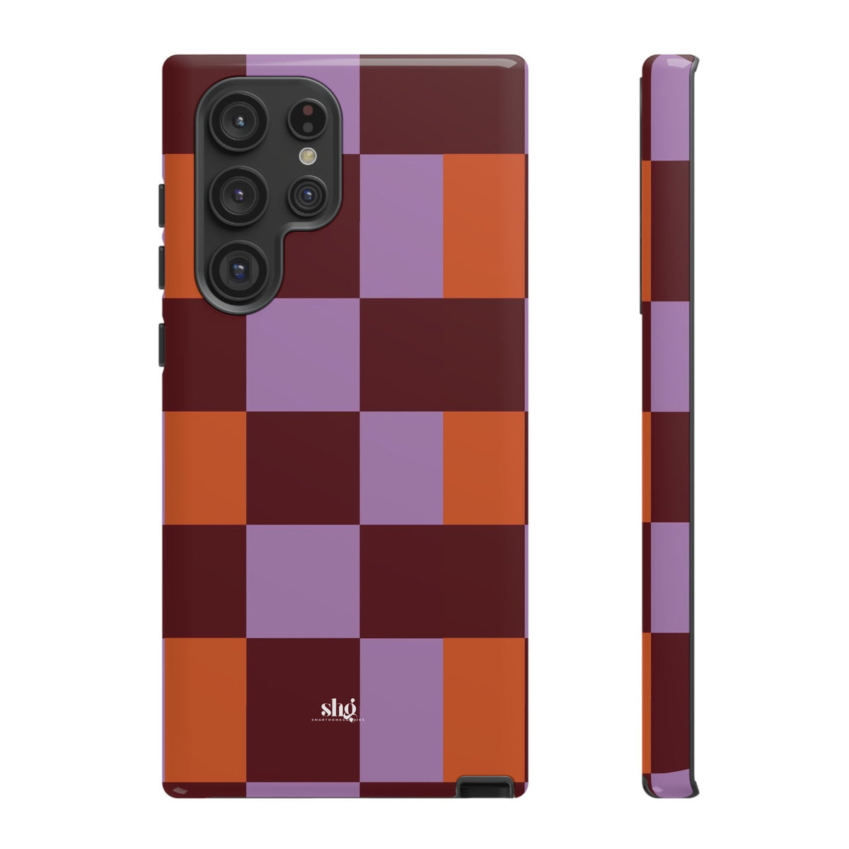 Plum Patchwork Phone Case
