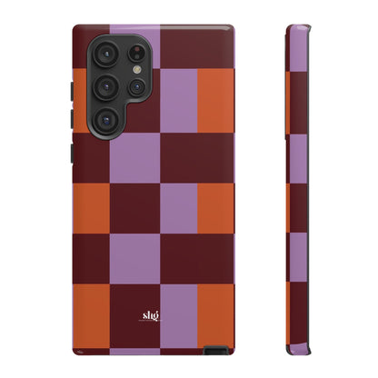 Plum Patchwork Phone Case