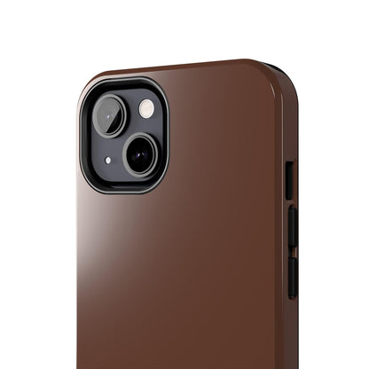 The Basics Coffee Brown iPhone Cases - The Basics Collection