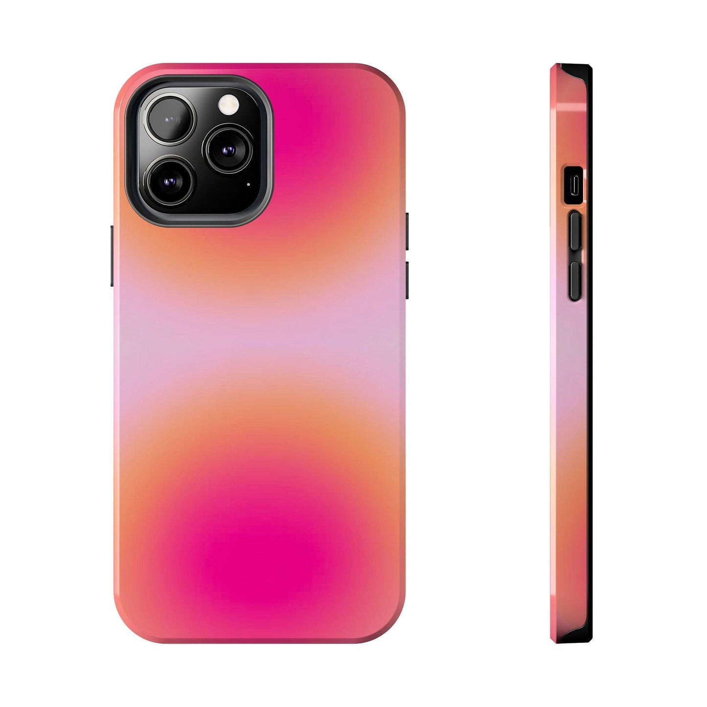 Sunset Glow Tough iPhone Cases with dual layer protection