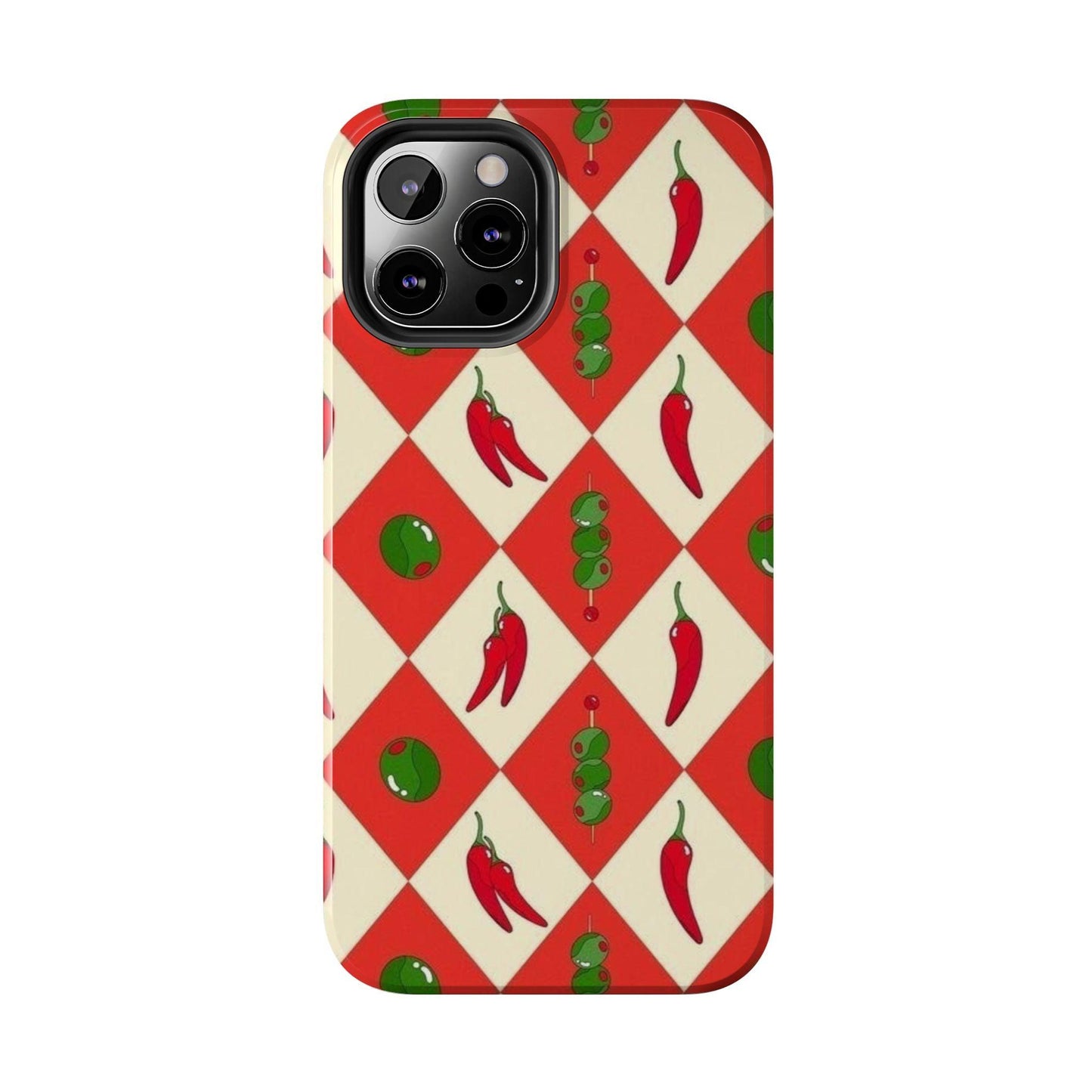 Red Chillies and Olives iPhone Cases