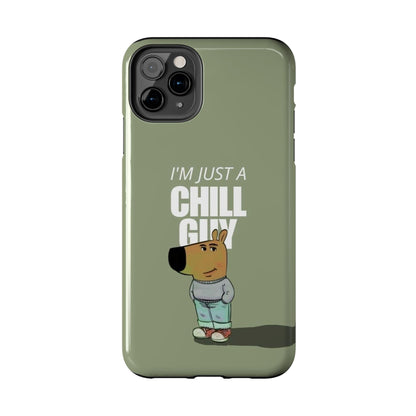 Chill Guy Meme Tough iPhone Cases