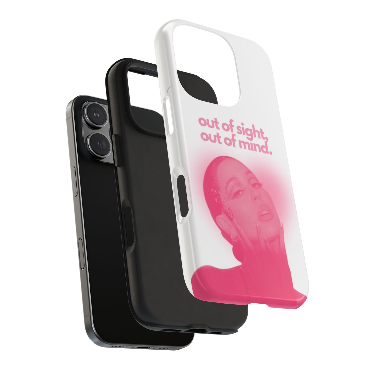 Heart Pink Aura Queen iPhone Cases