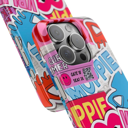 Sticker Frenzy Pop iPhone Cases