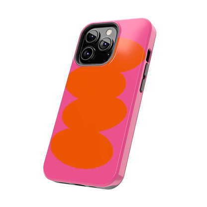 Pink Tangerine Blush Tough iPhone Cases