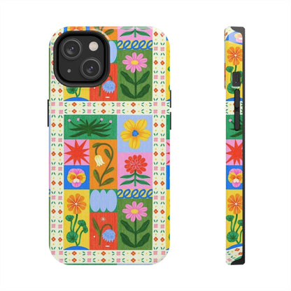 Flower Garden Paradise Tough iPhone Cases