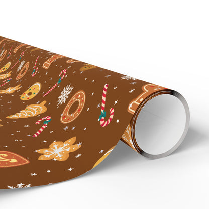 The Cookie Wonderland Brown Wrapping Paper Roll