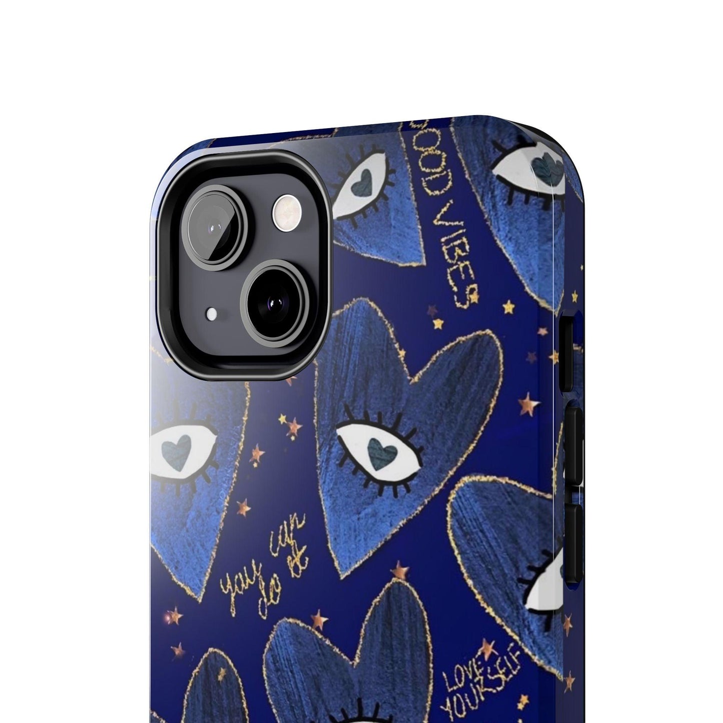 Lucky Midnight Blue Eyes Tough iPhone Cases