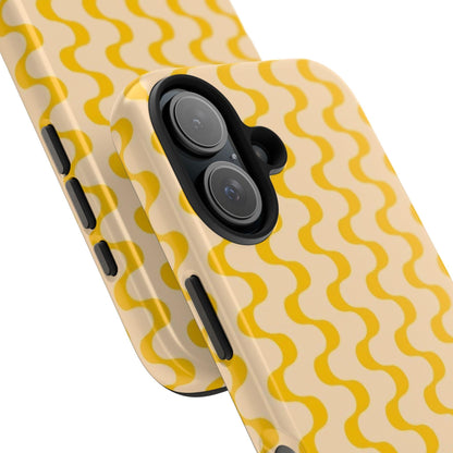 Yellow Dancing Dunes Tough iPhone Cases