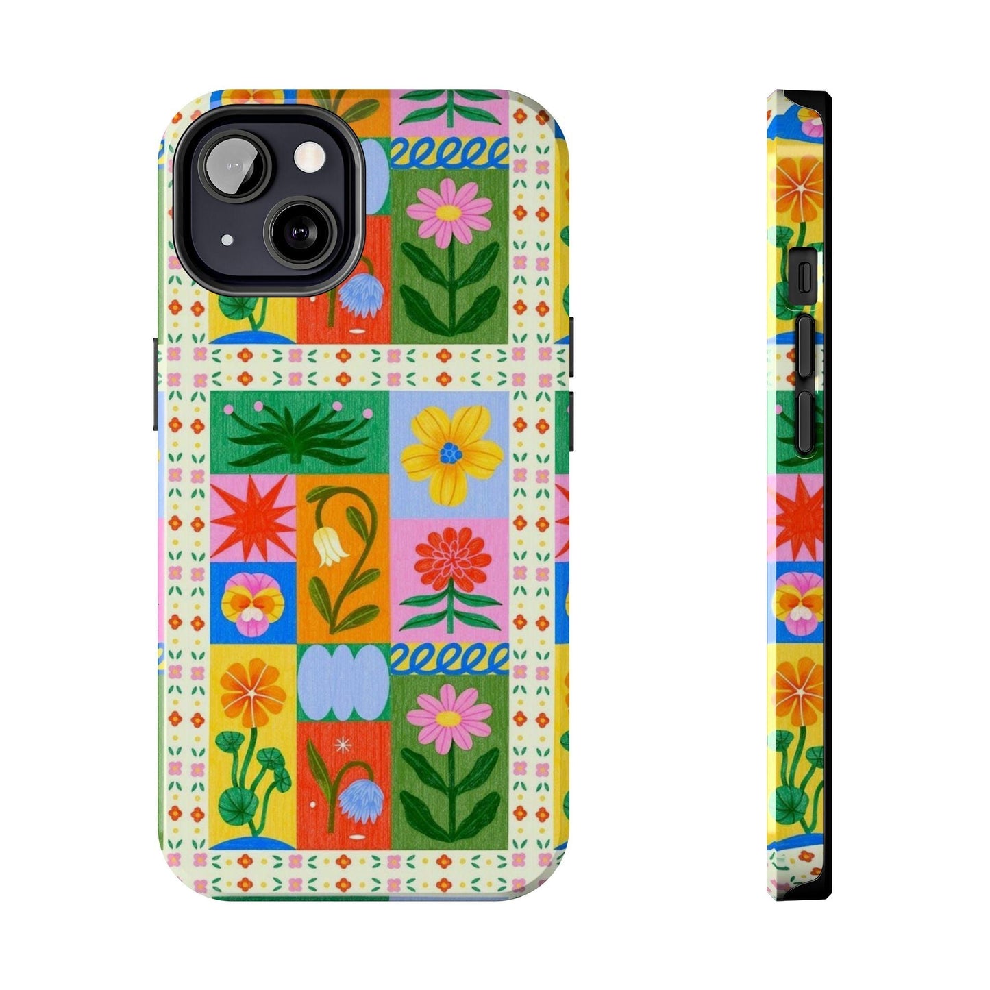 Flower Garden Paradise Tough iPhone Cases