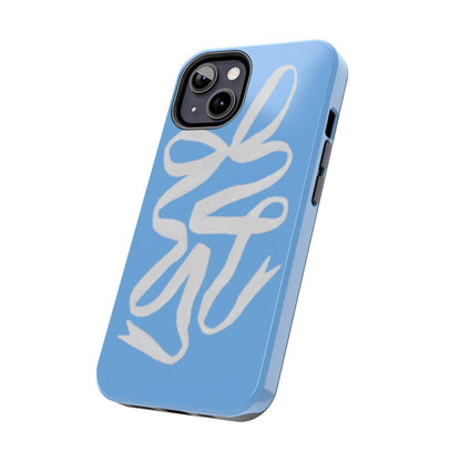 Bow in Blue Cute iPhone Cases