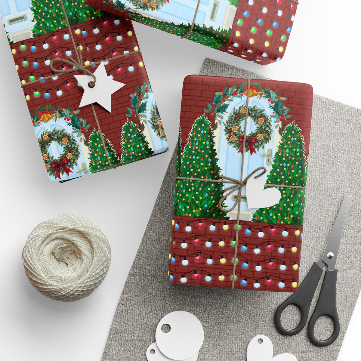 Home for Christmas Wrapping Paper Roll