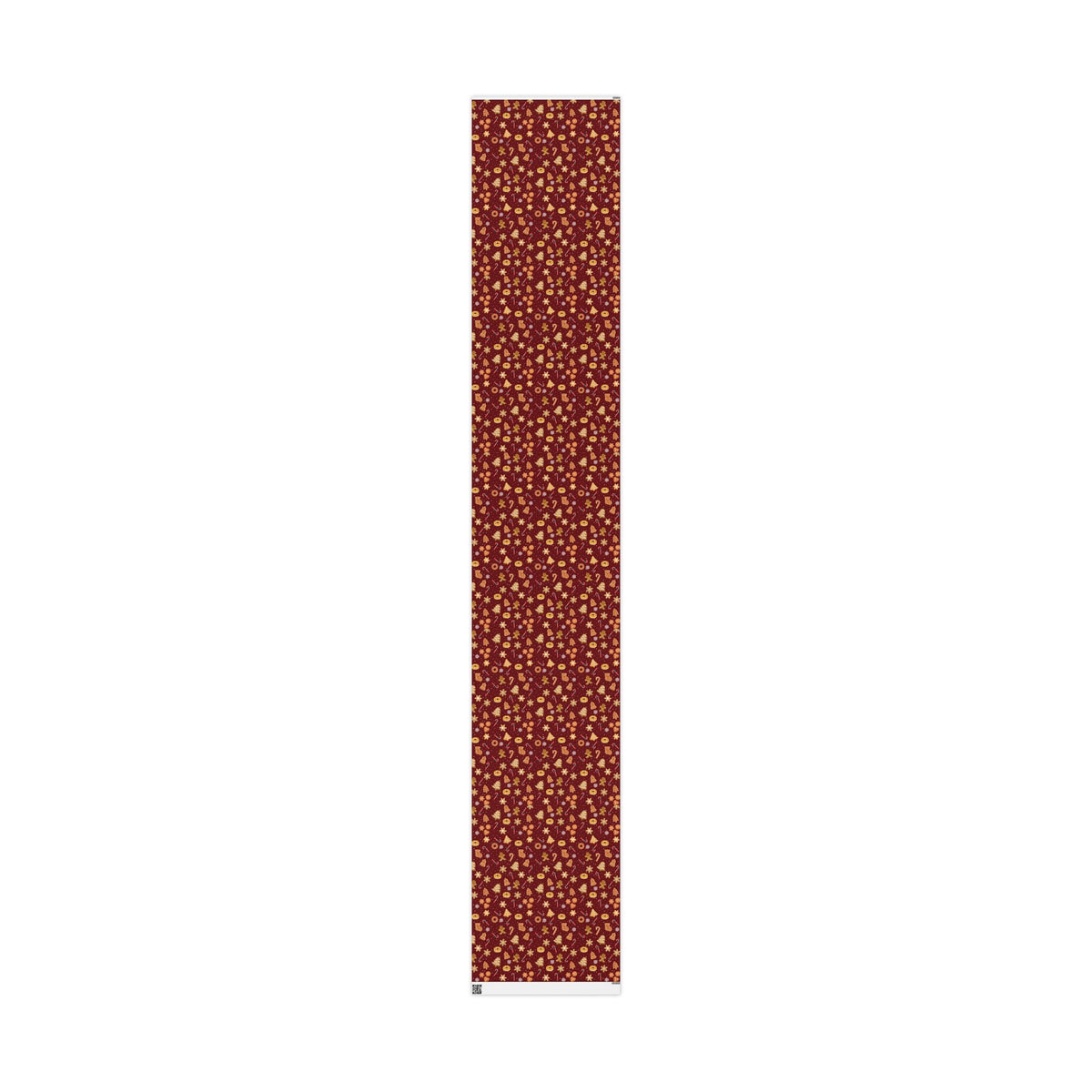 The Cookie Wonderland Burgundy Wrapping Paper