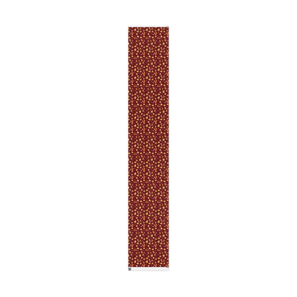 The Cookie Wonderland Burgundy Wrapping Paper