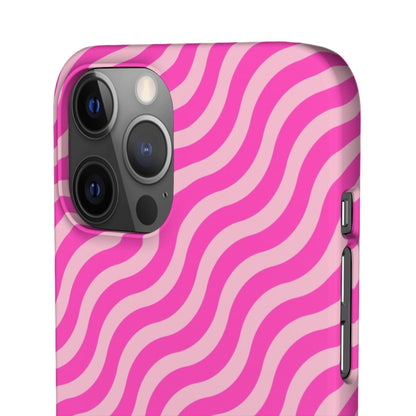 Waveicious Pink Snap iPhone Cases