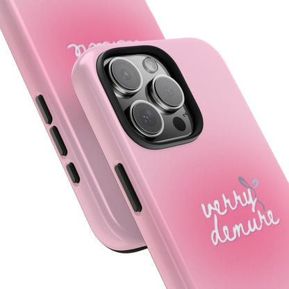 Verry Demure Aura Tough iPhone Cases