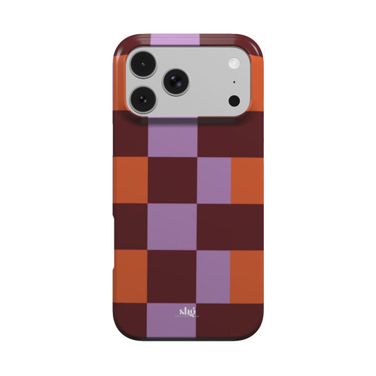 Plum Patchwork Phone Case