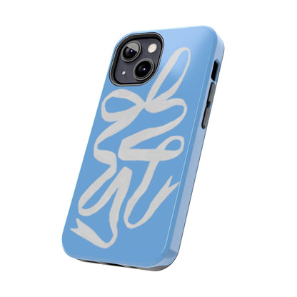 Bow in Blue Cute iPhone Cases