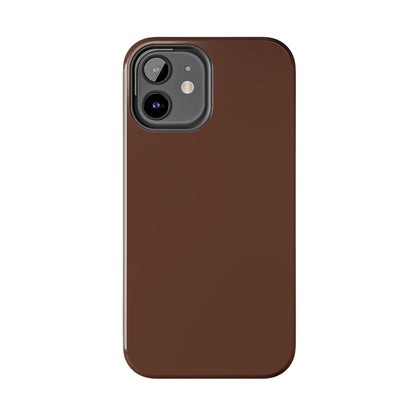 The Basics Coffee Brown iPhone Cases - The Basics Collection