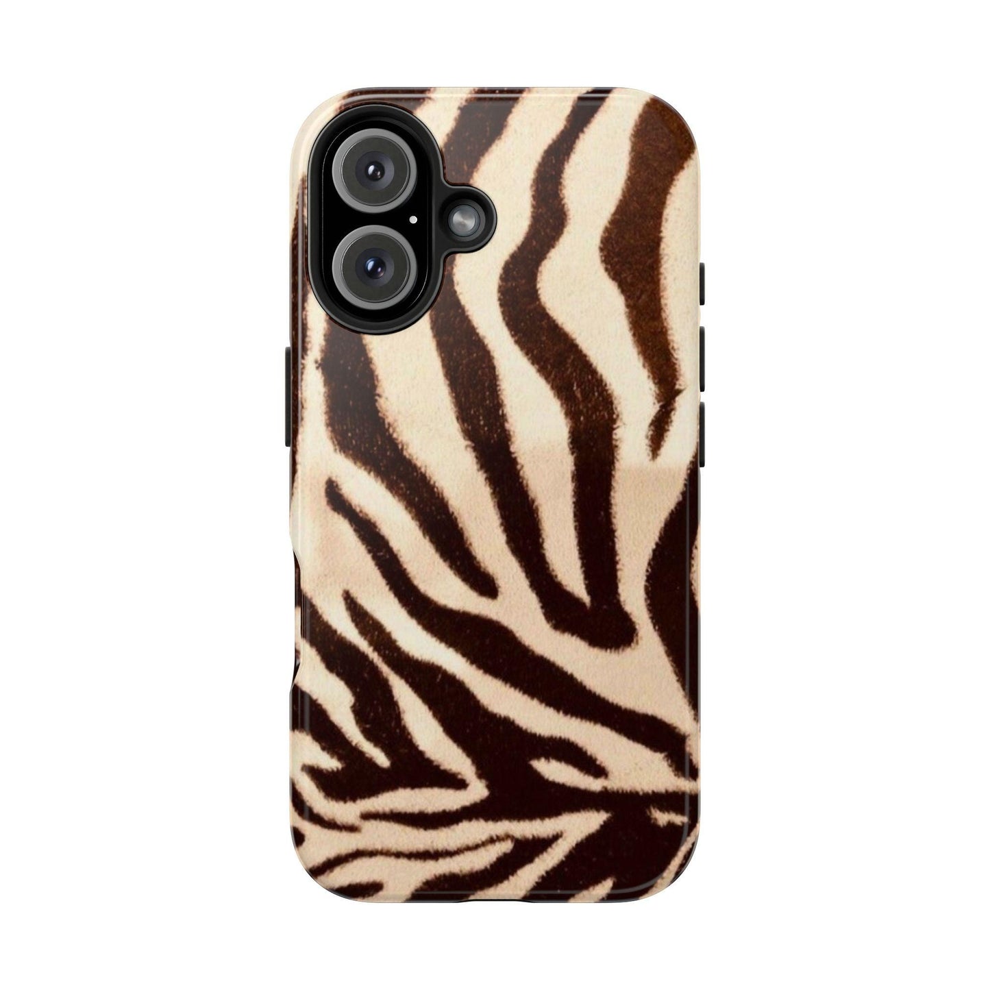 Taupe Twilights Stripe Tough iPhone Cases