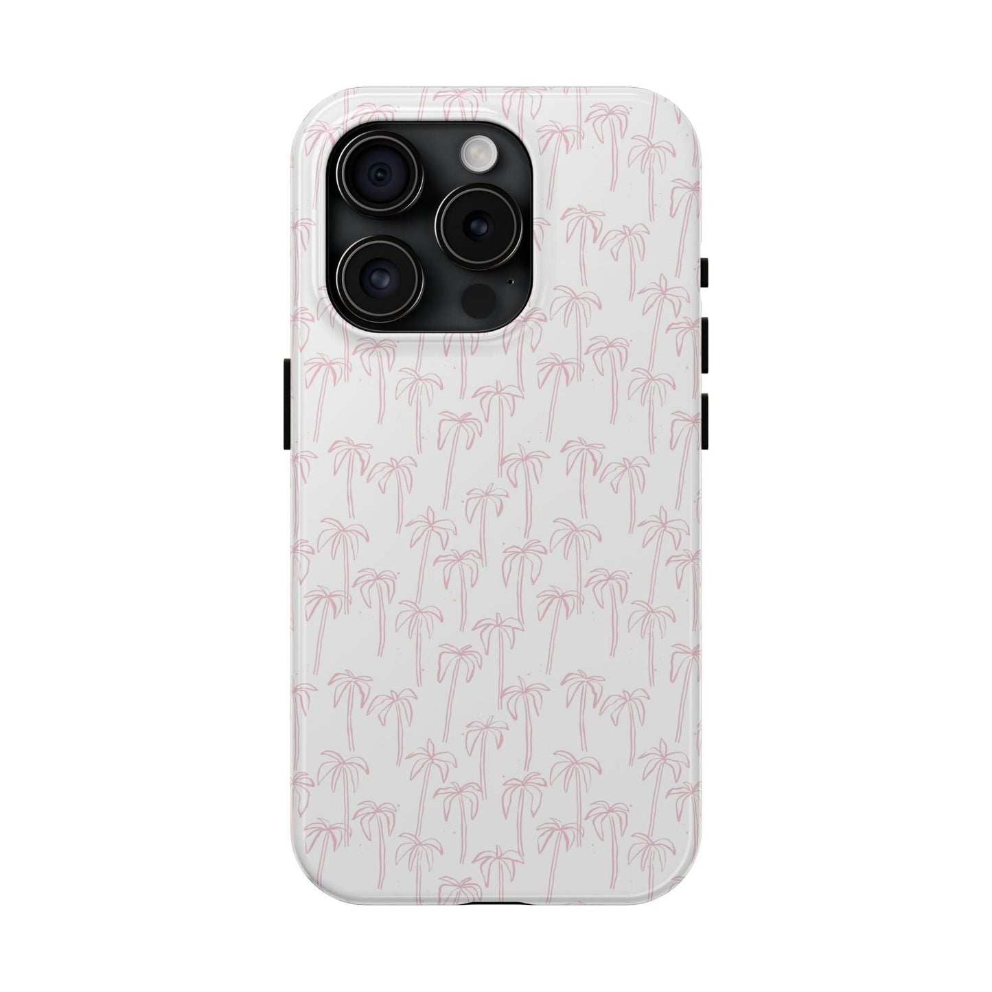 Pink Palm Trees iPhone Cases