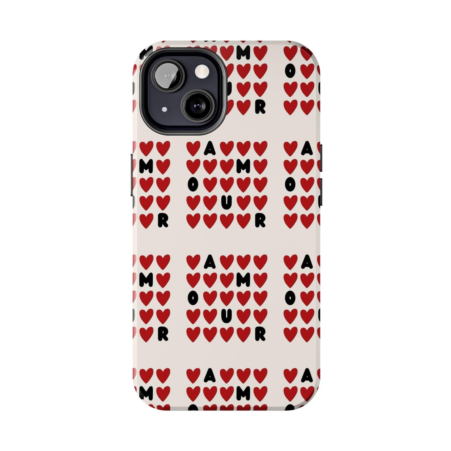 AMOUR Valentines iPhone Cases