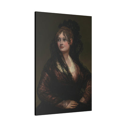 Portrait of Doña Isabel de Porcel by Francisco Goya - Matte Canvas, Stretched, 0.75"