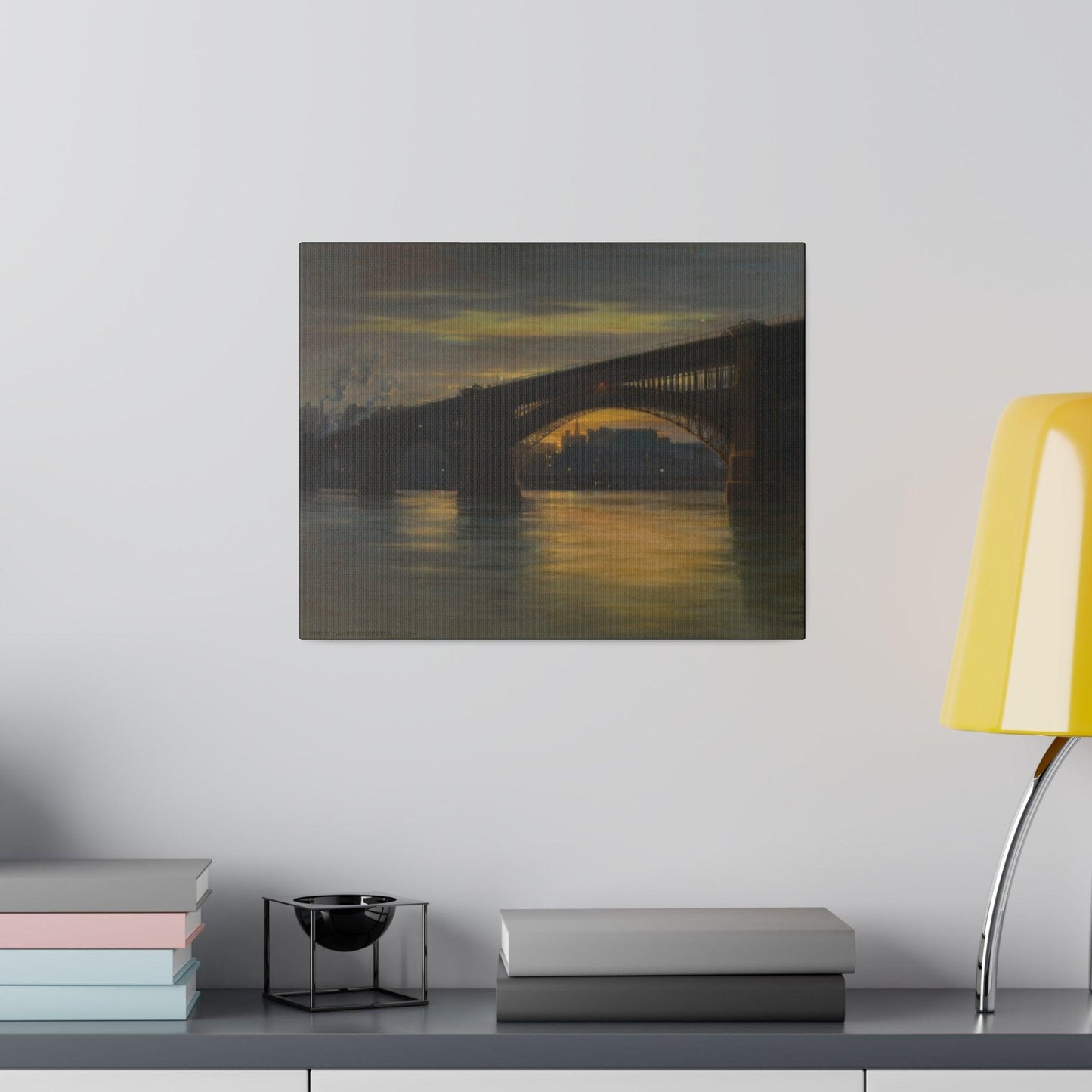 The Bridge by Frederick Oakes Sylvester - Matte Canvas, Stretched, 0.75"