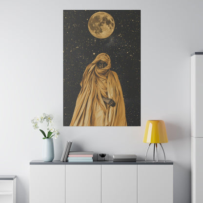 Enchanting The Moon - Matte Canvas, Stretched, 0.75"