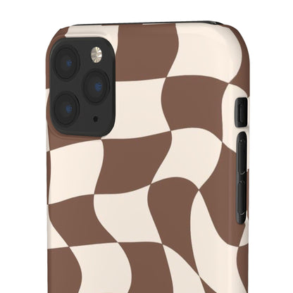 Mocha Mirage Snap iPhone Cases