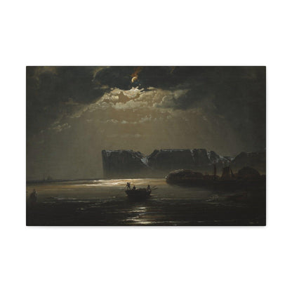 The North Cape by Moonlight by Peder Balke  Canvas Gallery Wraps