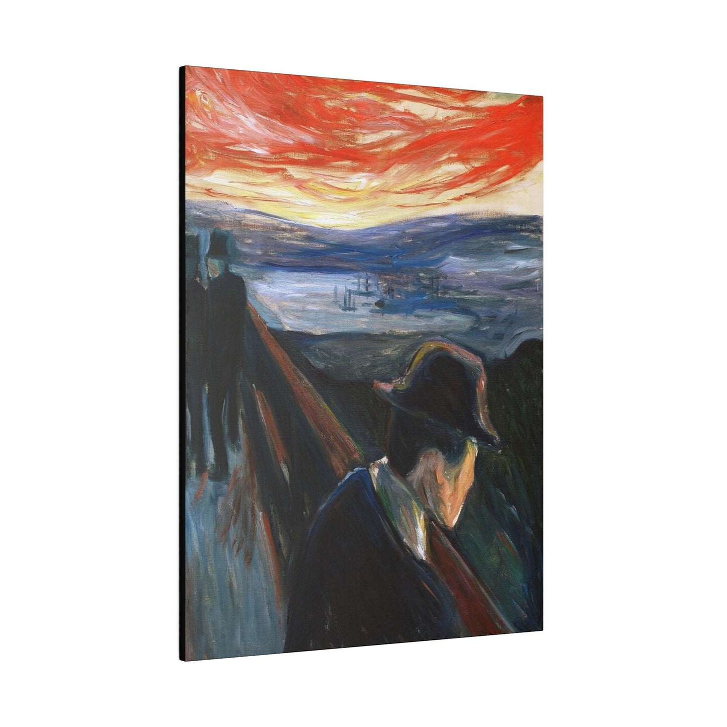 Edvard Munch's Despair (1892) impressionism art - Matte Canvas, Stretched, 0.75"