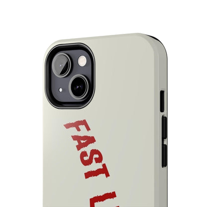 Fast Like a Race Car Tough iPhone Cases