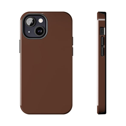 The Basics Coffee Brown iPhone Cases - The Basics Collection