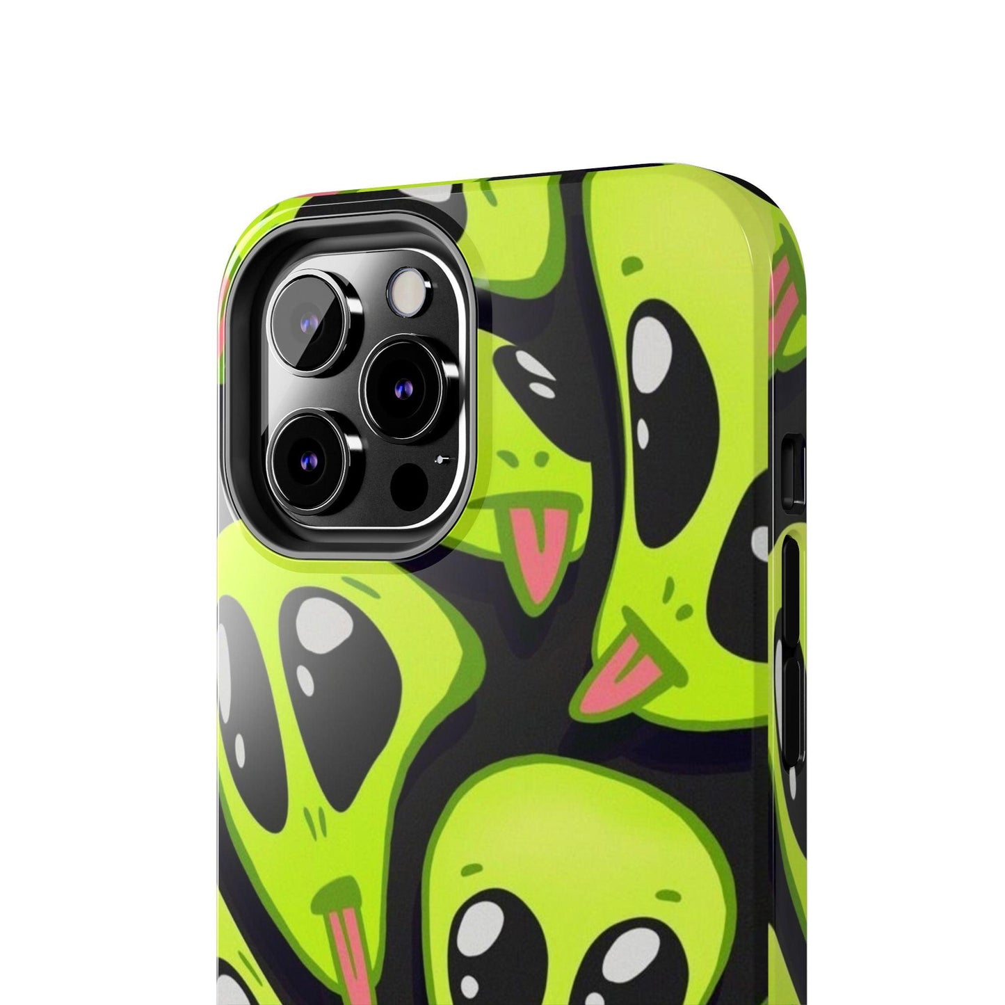 Alien Frenzy Tough iPhone Cases