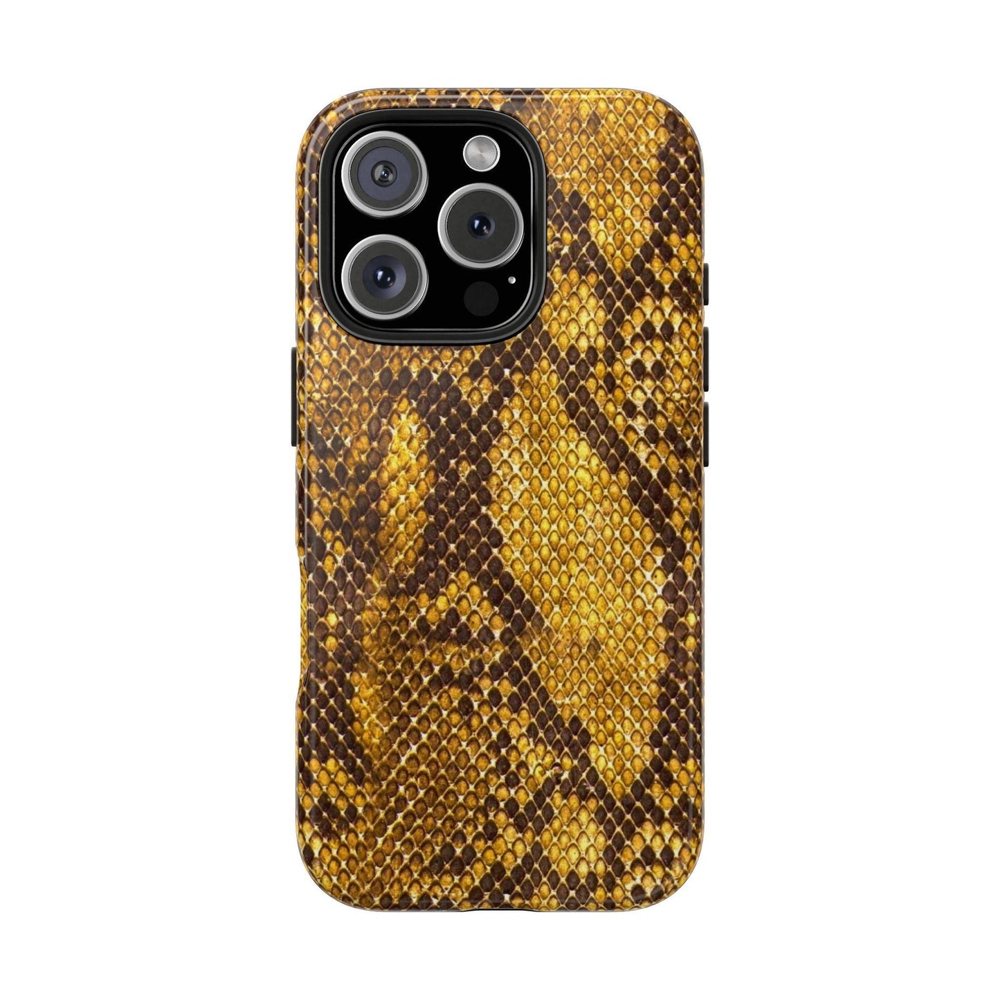 Golden Viper Scales Tough iPhone Cases