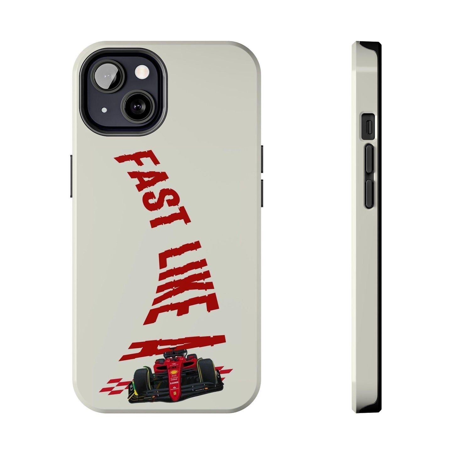 Fast Like a Race Car Tough iPhone Cases