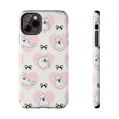 Kitty Love Affair Tough iPhone Cases