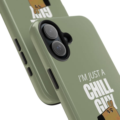 Chill Guy Meme Tough iPhone Cases