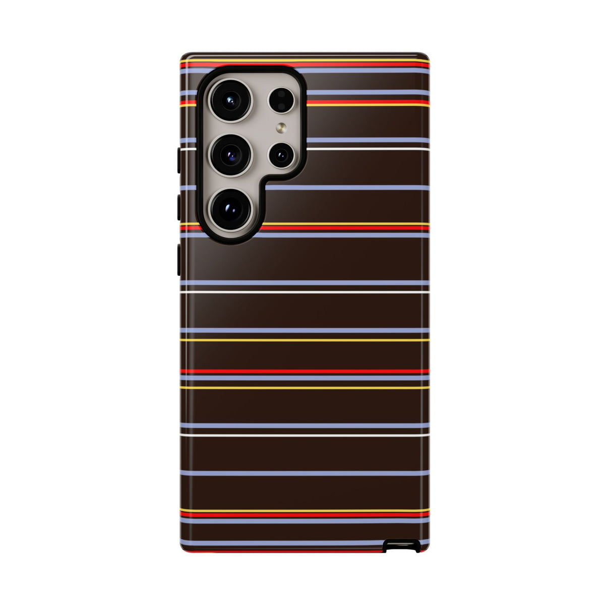 Chocolate Citylines Striped Phone Case