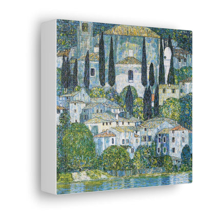 Gustav Klimt's Kirche in Cassone (1913) Canvas Gallery Wraps