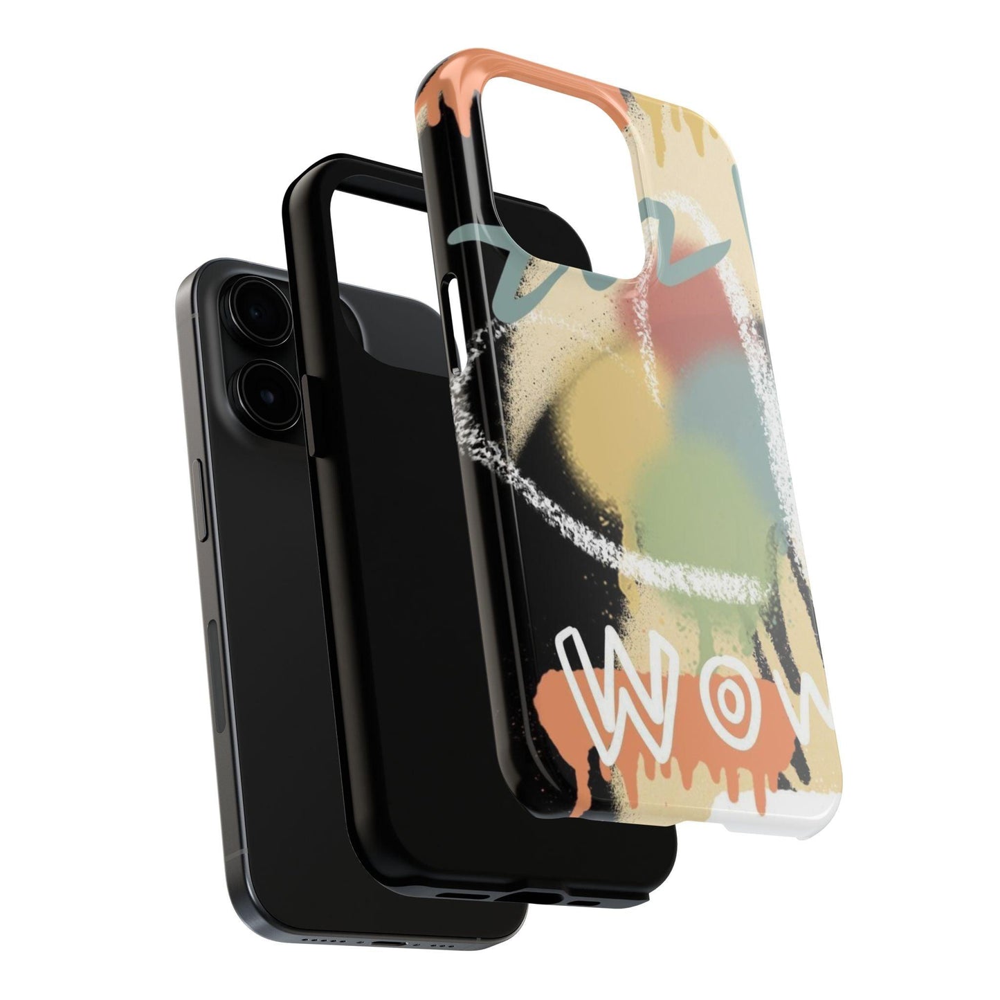 Abstract Splash: Wow Edition Tough iPhone Cases