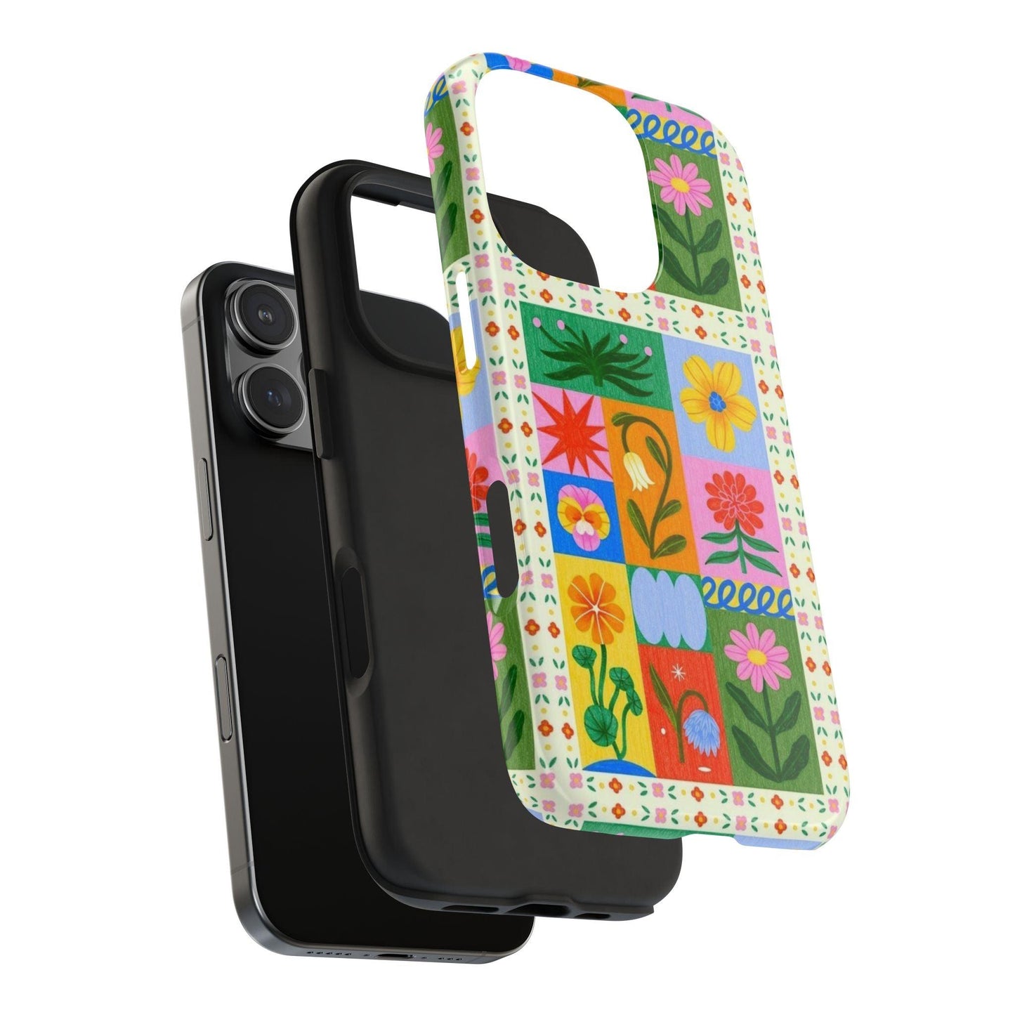 Flower Garden Paradise Tough iPhone Cases