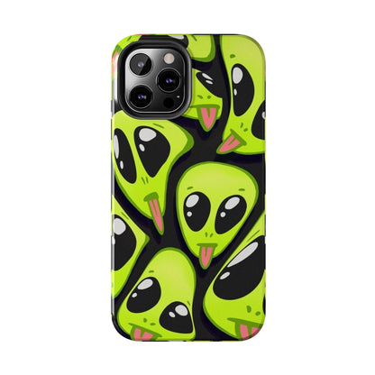 Alien Frenzy Tough iPhone Cases