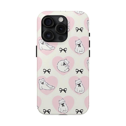 Kitty Love Affair Tough iPhone Cases