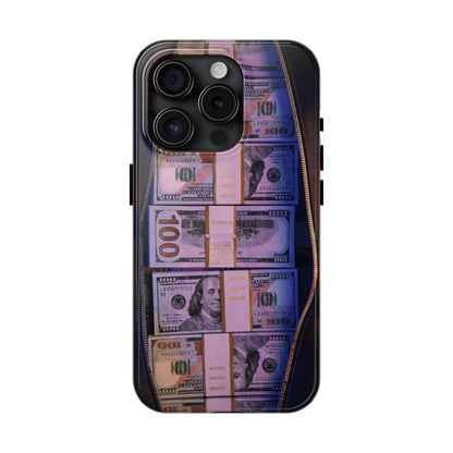 Money in The Bag iPhone Cases - Dollars in the bag